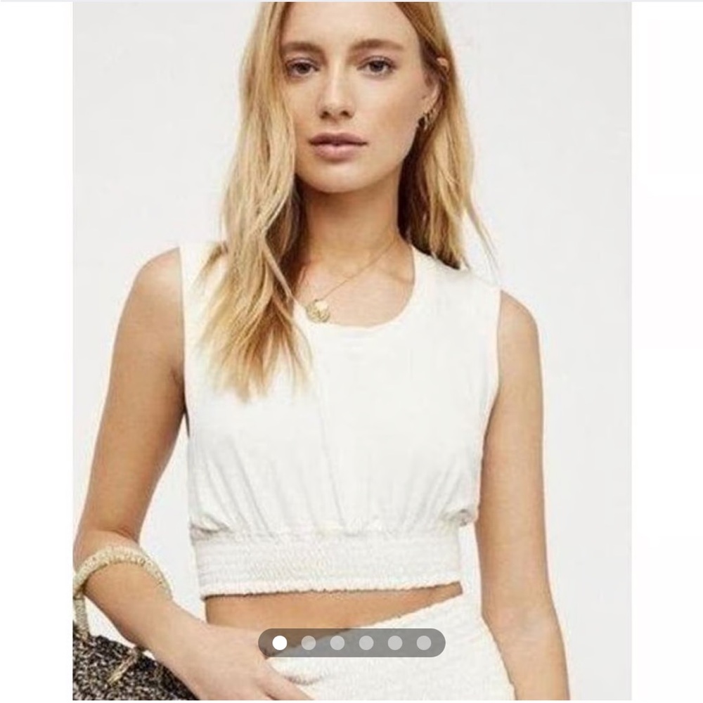 Free People Beach Morningside cropped tank XS